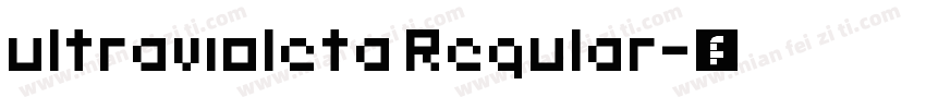 ultravioleta Regular字体转换